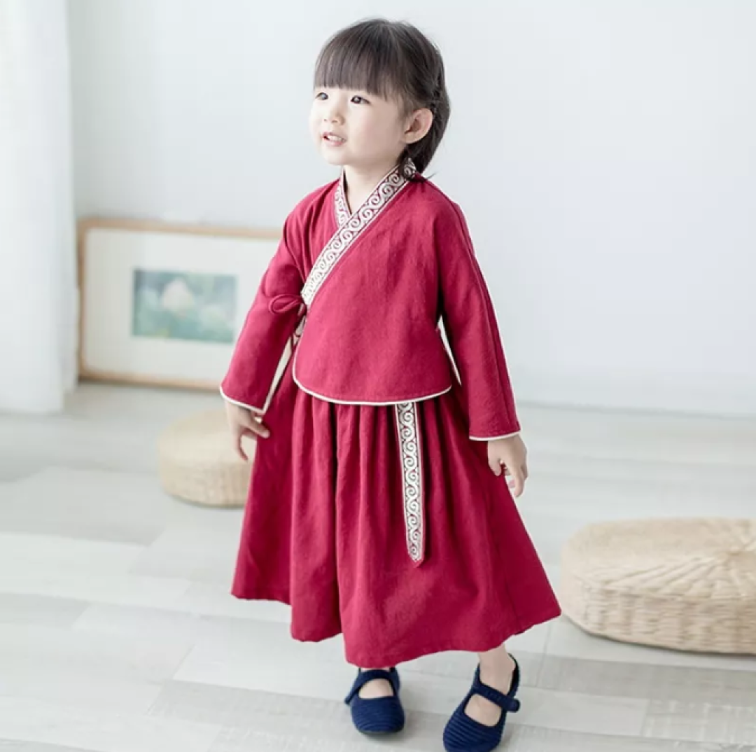 淘宝最具仪式感的40件汉服童装,体验传统文化特色,中秋国庆给娃穿起来!
