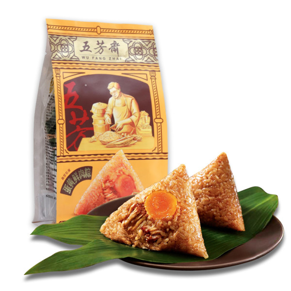 wu fang zhai 五芳斋 蛋黄肉粽 140克*2只 *4件