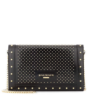  BALMAIN embossed L'Enveloppe 女士单肩包