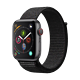 Apple Watch Series 4苹果智能手表（GPS+蜂窝款 44毫米深空灰色铝金属表壳 黑色回环式运动表带 MTVV2CH/A)