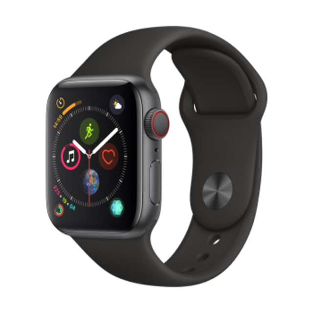 Apple 苹果Watch系列Watch Series 4 GPS+蜂窝款智能手表40mm 深空灰色