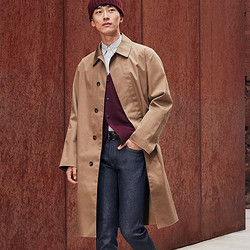 优衣库  UNIQLO 优衣库 409338 男士BLOCKTECH两用领大衣