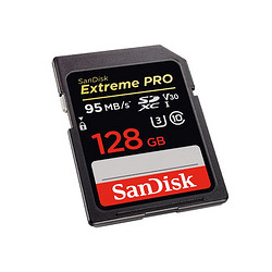 SanDisk 闪迪 至尊超极速 SD卡 128GB 95M/S UHS-I 相机存储卡4K内存卡