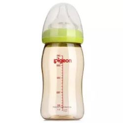 pigeon 贝亲 AA93 自然实感宽口径PPSU奶瓶 配L奶嘴 240ml *4件