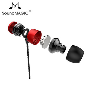  SoundMAGIC 声美 E50C 入耳式耳机 红色