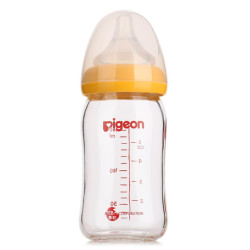 pigeon 贝亲 AA73 宽口径玻璃奶瓶 SS号 160ml