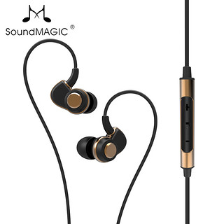  SoundMAGIC 声美 PL30+C 入耳式耳机 黑金