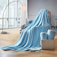 乐蜗家纺LOVO HOME 罗莱生活 抑菌防螨法兰绒毯