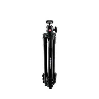 Manfrotto 曼富图 MKCOMPACTLT-BK 铝合金三脚架