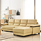 利豪（LEHOO）沙发 现代简约头层牛皮客厅沙发 豪华组合型转角皮沙发LH-005
