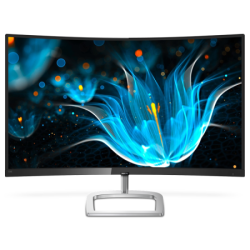 PHILIPS 飞利浦 328E9QHSB 好色三代 31.5英寸 广色域显示器 (1800R曲面屏/103%NTSC/AMD Freesync)