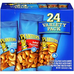 Planters 花生腰果香脆综合果仁包 2磅装 共24小袋