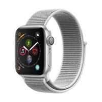 Apple Watch Series4 智能手表(GPS款40毫米 银色铝金属表壳搭配海贝色回环式运动表带 MU652CH/A)