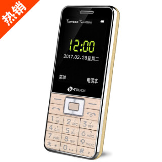 商品 k-touch 天语 x71 老人手机 (移动/联通2g,金色)