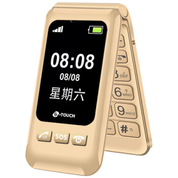 商品k-touch 天语 t91c 三防老人手机 电信2g 金色