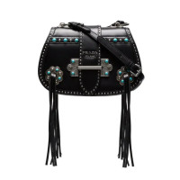 PRADA 普拉达 Folk Saddle标志牌斜挎包
