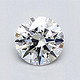 值友专享：Blue Nile 1.00 克拉圆形钻石（切割EX/成色E/净度VVS2）