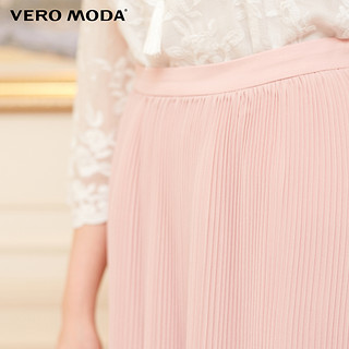 VERO MODA 318216513 女士蕾丝百褶半裙