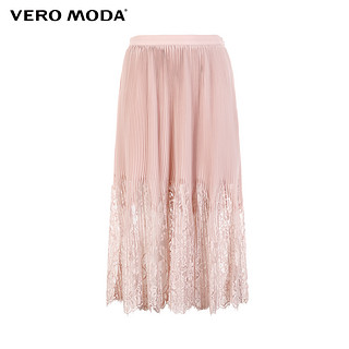 VERO MODA 318216513 女士蕾丝百褶半裙