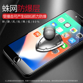  观悦 iPhone 多机型 钢化膜 (6/6s 白色)