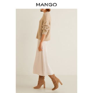 MANGO 31035772 女士仿缎面半身裙