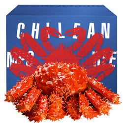 首鲜道 智利帝王蟹礼盒装 4.0-4.4斤