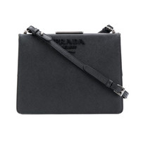 PRADA 普拉达 light frame saffiano 皮革单肩包