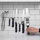  厨房壁挂式304不锈钢磁铁刀架 400×47×15mm　
