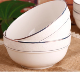 家用米饭陶瓷碗 10个装
