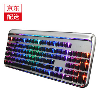 美尚E族 水晶银龙版 机械键盘 (国产青轴、黑色)