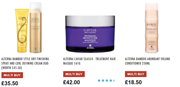 海淘活动:lookfantastic中文网 精选 ALTERNA洗