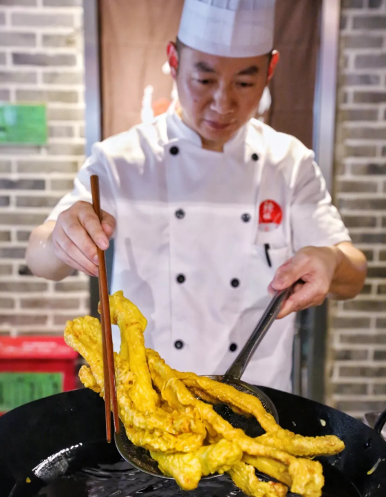 巨无霸炸肉条儿,一道正经的横菜出锅!