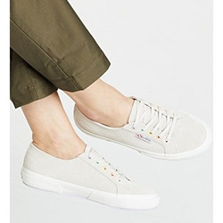 Superga 2750 女士灰色帆布鞋