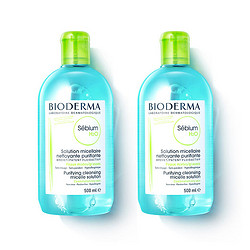 BIODERMA 贝德玛 深层舒妍卸妆水 蓝水 500ml 2瓶装