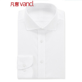 VANCL 凡客诚品 1092081 男士日式高支免烫衬衫 (蓝底细白条纹、M)