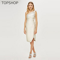 TOPSHOP 35W15LIVR 底摆开衩无袖连衣裙 (14)