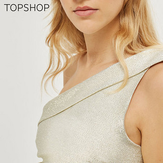 TOPSHOP 35W15LIVR 底摆开衩无袖连衣裙 (14)