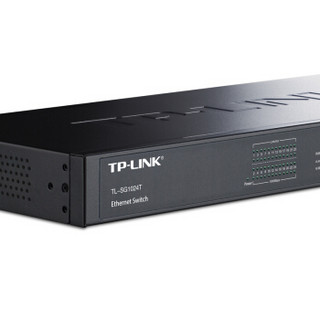 TP-LINK 普联 24口全千兆交换机 非网管T系列机架式 企业级交换器 监控网络网线分线器 分流器 TL-SG1024T