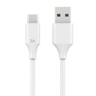 品胜Type-c快充数据线3A USB-C充电线/电源线 1米白 适 *3件