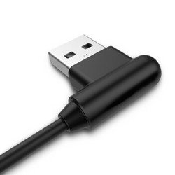 品胜Type-C数据线 USB-C弯头充电线 1.5米黑 *3件