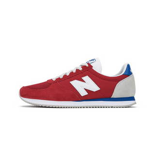 new balance 220系列 U220 中性款复古跑步鞋 (44、团结红)