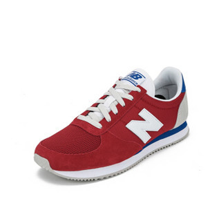 new balance 220系列 U220 中性款复古跑步鞋 (37、团结红)