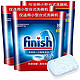 finish 洗碗机专用多效合一浓缩洗涤块294g*3(进口)(亚马逊自营商品, 由供应商配送)