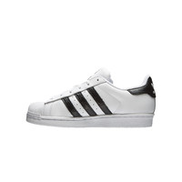 adidas 阿迪达斯 三叶草 SUPERSTAR J_BZ0362 男女童贝壳头鞋 (白色、35.5)