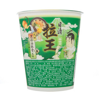 NISSIN 日清食品 日清方便面拉王九州黑香油豚骨风味代餐零食夜宵80g×1杯