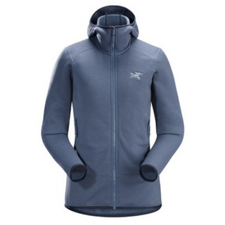 Arcteryx 始祖鸟女款保暖抓绒连帽衣Kyanite Hoody (M、黑色)