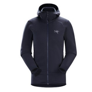 Arcteryx 始祖鸟女款保暖抓绒连帽衣Kyanite Hoody (S、夜影紫)