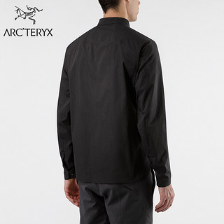 Arcteryx 始祖鸟男款休闲轻质长袖衬衫Operand LS (M、黑色)