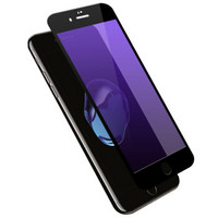  斯泰克 苹果8钢化膜iPhone7/ 8Plus全屏全覆盖3D曲面抗蓝光手机保护膜 苹果7 8/7plus 5.5吋【3D软边全屏全覆盖】黑色