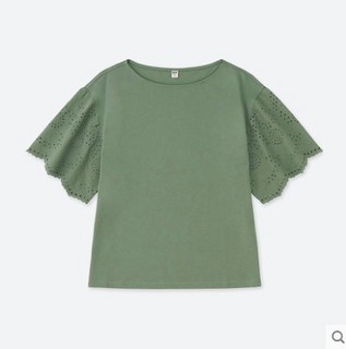 UNIQLO 优衣库 408680 女士蕾丝T恤